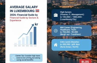 Average Salary in Luxembourg 2026: Current Situation and Details
