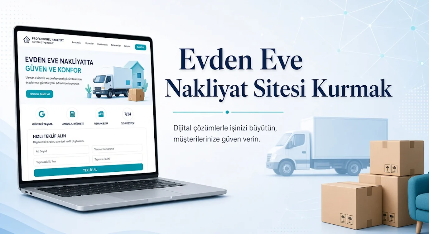 Evden Eve Nakliyat Sitesi Kurmak