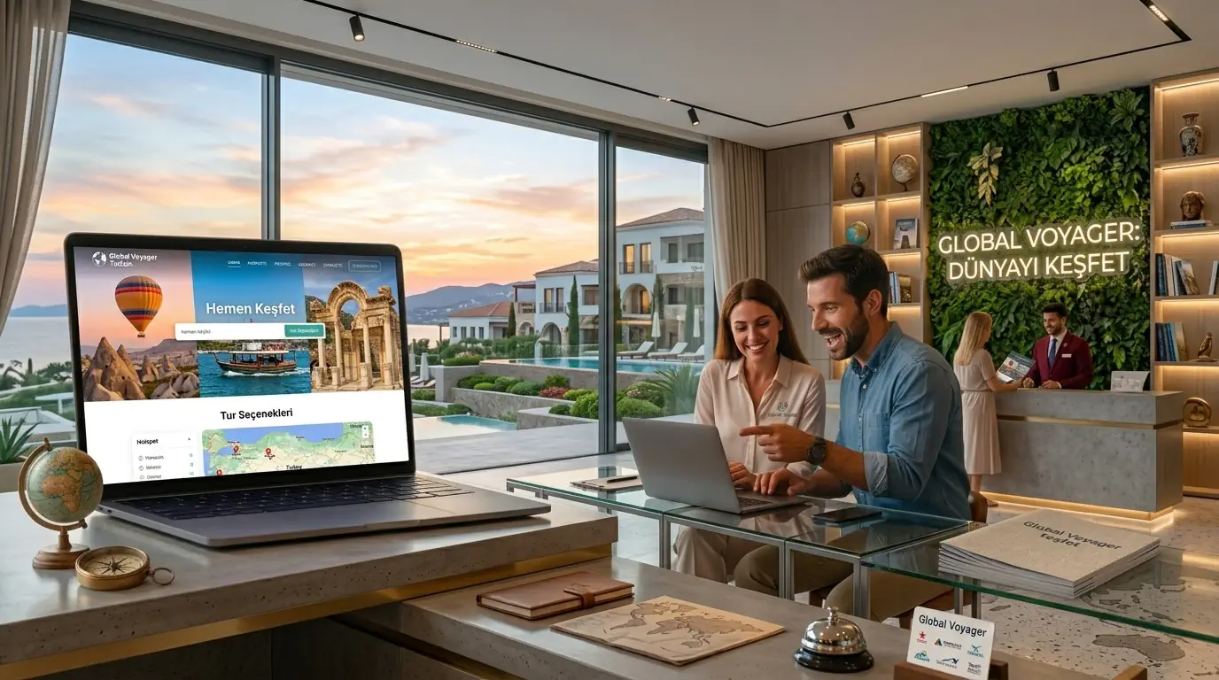 Turizm Acentesi İçin Web Sitesi