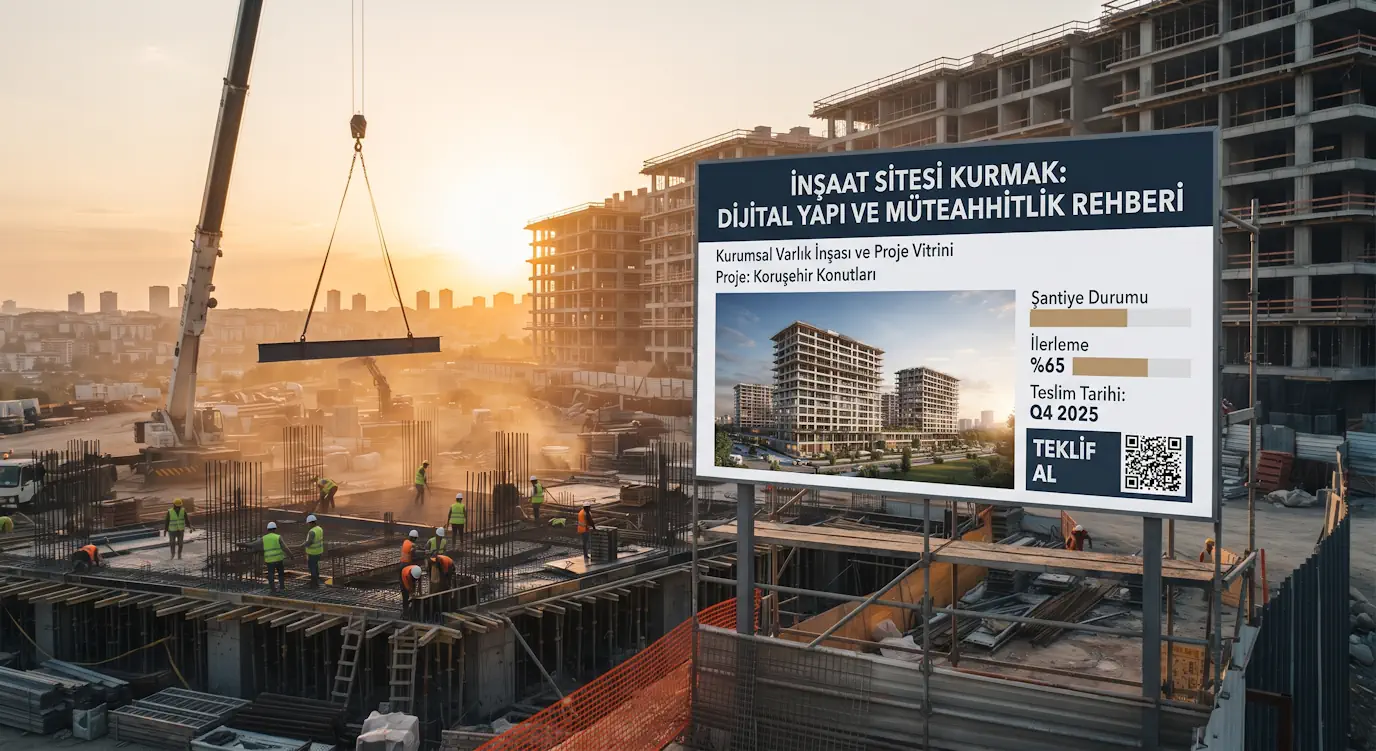 inşaat Sitesi Kurmak